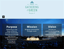 Tablet Screenshot of gatheringonthegreen.org